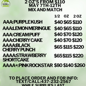 2OZ FROM $110