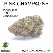 PINK CHAMPAGNE - AAAAA+ 35-39% THC (2 OZ FOR $190) CRAFT BY: ISLAND BOYS CRAFT thumbnail 1
