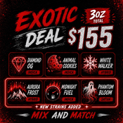 Exotic Deal 3oz for $155!