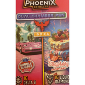 Phoenix Extracts “2G” DUAL CHAMBER “DELTA 9/DIAMOND” VAPE PENS thumbnail 1