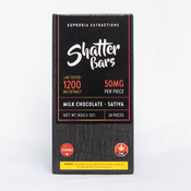 Milk Chocolate Sativa 1200mg Shatter Bar