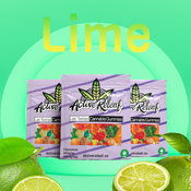 Active Releaf 100mg CBD Isolate Gummies - Lime