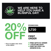 CANNABLISS LIFESTYLE - 1 HOUR SERVICE - $10 OFF EVERY ORDER IN 2021