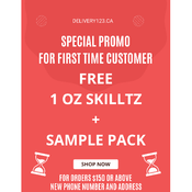 $ 25 FREE SAMPLE PACK + $55 1 OZ FREE FOR NEW CUSTOMERS!