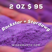 ** 2 OZ $95 RockStar + Star Dawg