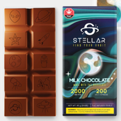 2000mg Milk Chocolate – Stellar Chocolate Bar