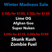 *3 OZs For $120, 2 OZs For $100(Winter Madness)