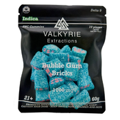 ** Bubble Gum Bricks 1000mg THC infused gummies