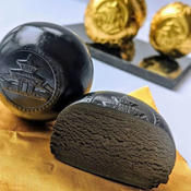 1oz Nepalese Temple Ball (Gold Foil Wrapped & Stamped) thumbnail 1