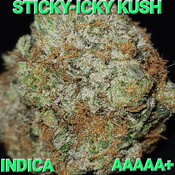 $ FRESH INDICA 8â­� STICKY-ICKY (Super Potent Indica) AAAAA Craft strain ($160 per ounce) reg $400