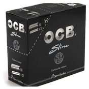 OCB Premium Black Rolling Papers Slim