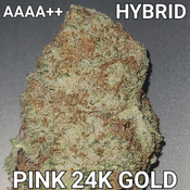 # 66% OFF  6.5⭐ PINK 24K GOLD  AAAA+ (VERY STRONG & TASTY HYBRID) ($85 OUNCE SALE) REG $250