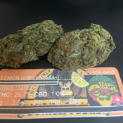 ***NEW $110/OZ*** Lemon Gorilla (AAA+) 29.7% THC 1.0% CBD
