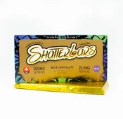 500mg Indica Milk Chocolate Shatter Bar by Euphoria Extractions GOLDEN TICKET INSIDE thumbnail 1