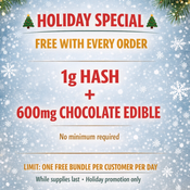 GET 1g HASH WITH EVERY ORDER