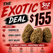 Exotic Deal 3oz for $155!