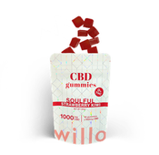 Willo 1000mg CBD Gummies: Soulful Strawberry Kiwi thumbnail 1
