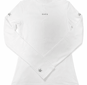 Womens Slim Fit Long Sleeve White - LARGE