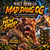 Mad Dawg OG: 7g jar NEW DROP Walt Herb Co.