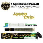 Caviar Gold l Cavi Cone l Apple Drip l 1.5g Infused Pre-Roll