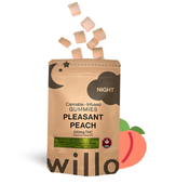 Willo 200mg THC Gummies: Pleasant Peach (Night) thumbnail 1