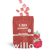 Willo 200mg CBD Gummies: Relaxing Raspberry thumbnail 1