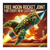 FREE MOONROCKET PRE ROLL TO ALL NEW CUSTOMER