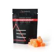200mg THC Gummies by Elements Orange Grapefruit thumbnail 1