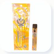 PEACHES N' CREAM 1.0 g (SATIVA) PREMIUM DISPOSABLE VAPE