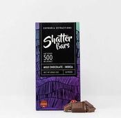 500mg Indica Milk Chocolate Shatter Bar by Euphoria Extractions thumbnail 1
