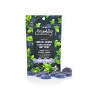 Smokiez Sour Blackberry INDICA 100mg THC Fruit Chews - CA