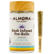 Cookies and Cream Hash Infused PreRoll 5 Pack