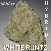 # NEW  5.5⭐ WHITE RUNTZ (STRONG FROSTY HYBRID) AAAA++ ($80 OUNCE SALE) REG $200