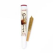 1 x 0.5g Infused Sticky Banger Pre-Roll Sativa Permafrost Russian Cream Cotton Candy by KushKraft