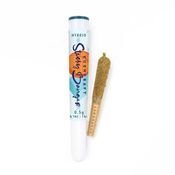 1 x 0.5g Infused Sticky Banger Pre-Roll Sativa Clementine Peach Ice by KushKraft