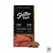 Euphoria Extractions Shatter Bars Sativa - Toffee Crunch, 250mg thumbnail 1