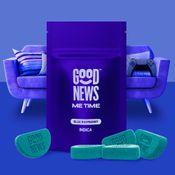 Good News Me Time Blue Raspberry Gummies