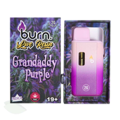 Burn Granddaddy Purple Live Resin Vape (2g) thumbnail 1
