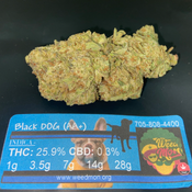 ***NEW $55/Oz*** BLACK DOG 25.9% THC 0.3% CBD