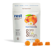 Care By Design | Gummies Peach Chamomile REST 60mg THC 24ct