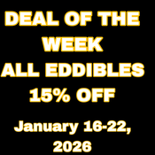 all edibles 15% off