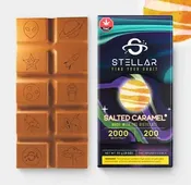 2000mg Spaceship Salted Caramel Chocolate Bar by Stellar Treats thumbnail 1