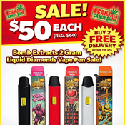 Big Sale On Vape Pens! Buy 2 Get Free Delivery!