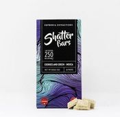 250mg Indica Cookies and Green Shatter Bar by Euphoria Extractions thumbnail 1