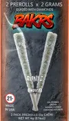 Bakrs Duo Pre Rolls - Indica, Runtz