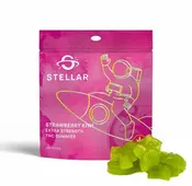 2000mg Strawberry-Kiwi Nebula Gummies by Stellar Treats