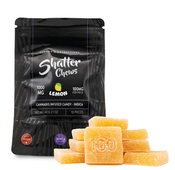 1000mg Indica Lemon Shatter Chews by Euphoria Extractions (100mg x10) thumbnail 1