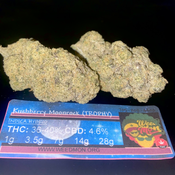***NEW EXOTIC*** Kushberry Moonrock (TROPHY) 36-40% THC 4.6% CBD