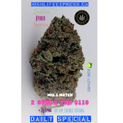 2 OUNCE FOR ONLY $110 PLUS 7g  FREE or 6pc mixed edible FREE