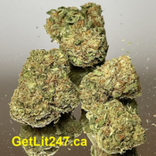 "Budget Weed" ☄️ Death Bubba💥- Hybrid 70%Indica / 30%Sativa - THC 27%